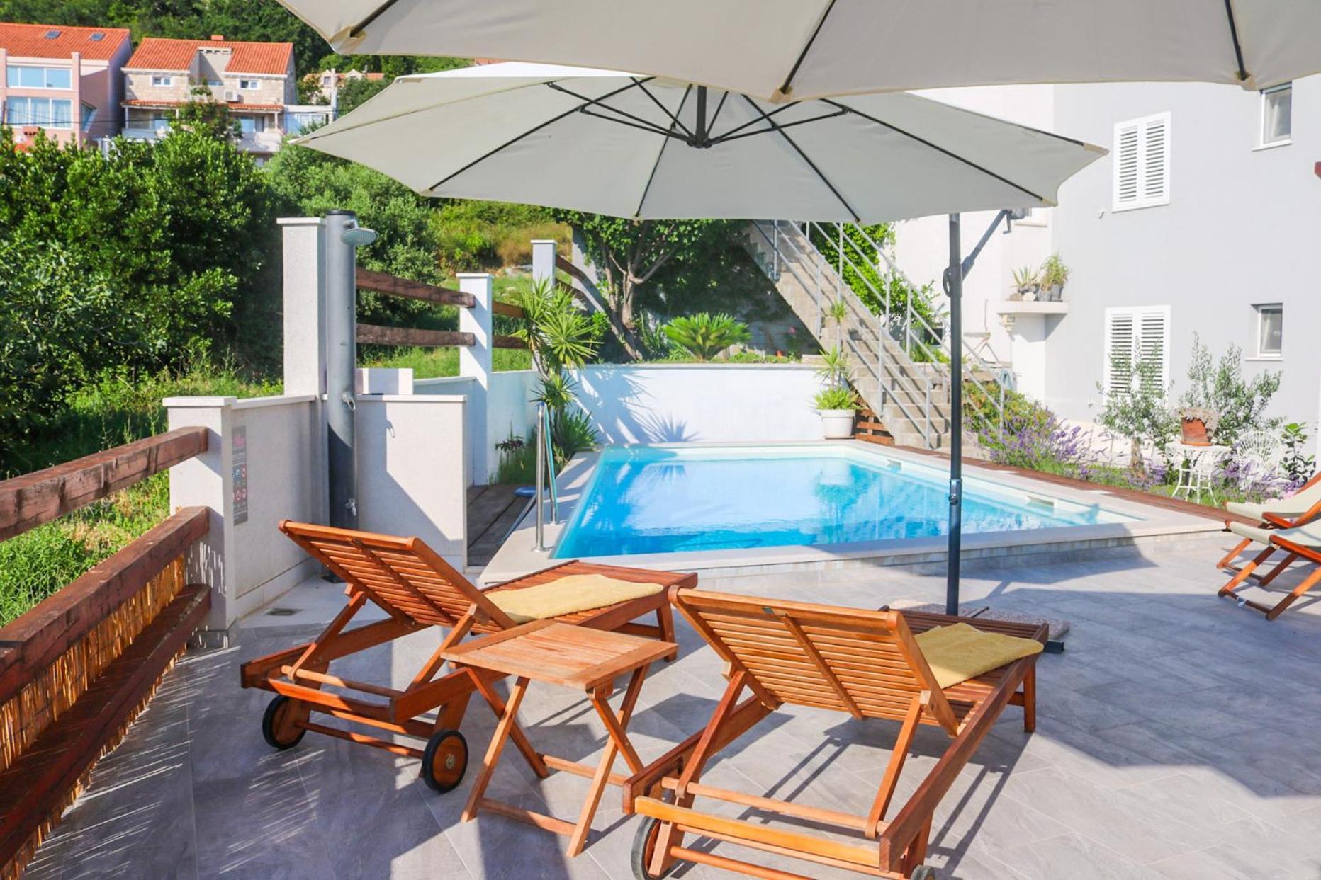 Villa My Rose With A Private Pool Mlini Buitenkant foto
