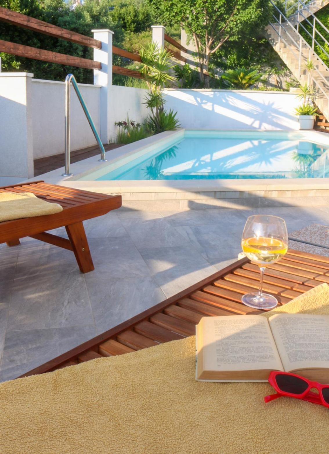 Villa My Rose With A Private Pool Mlini Buitenkant foto