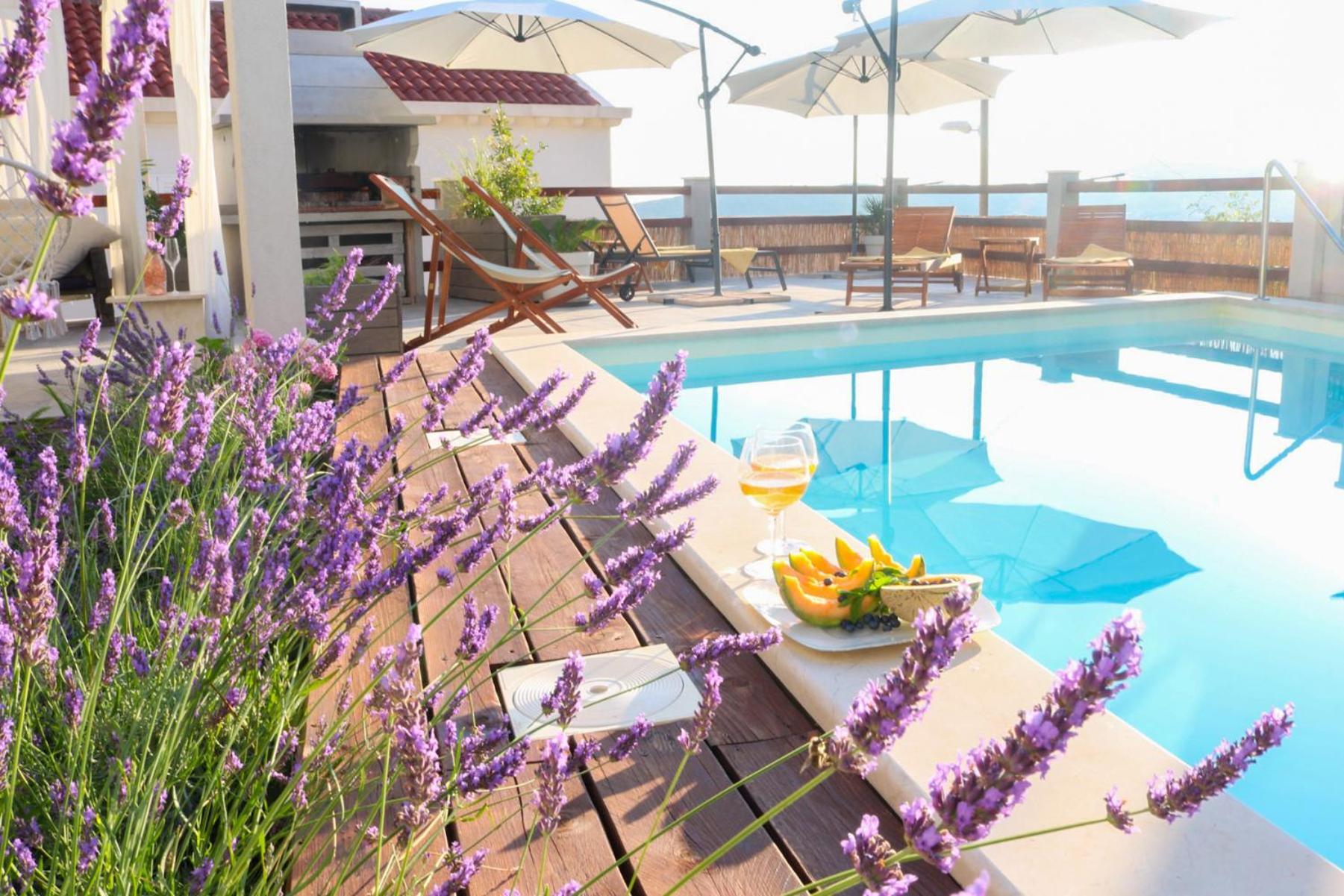 Villa My Rose With A Private Pool Mlini Buitenkant foto