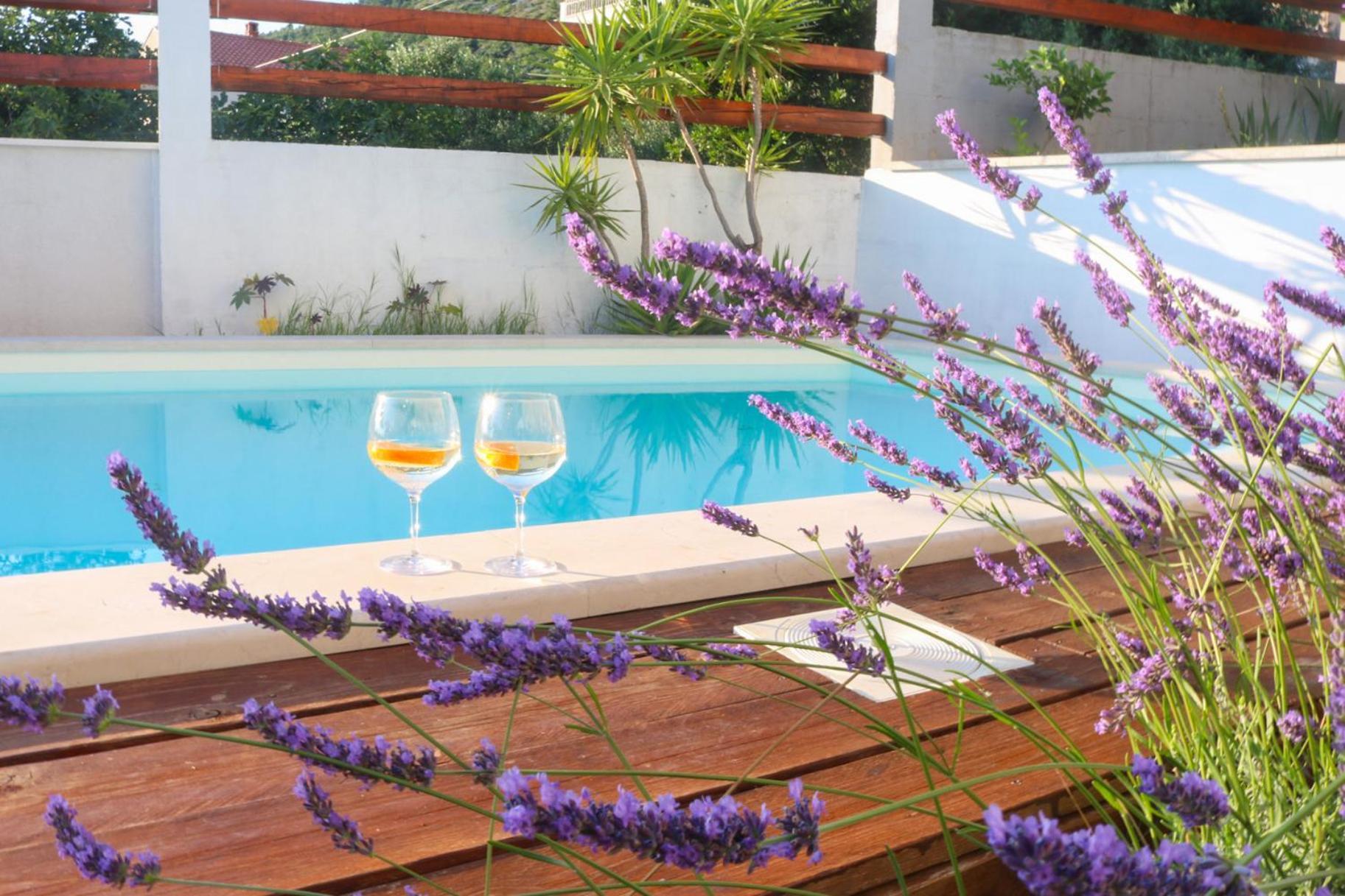 Villa My Rose With A Private Pool Mlini Buitenkant foto